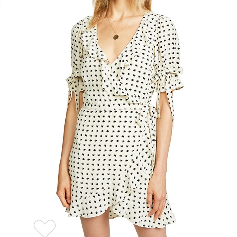 FOR LOVE AND LEMONS Sweetheart Wrap Dress